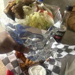 Gyro Guys - The Gyro Guy and fries!