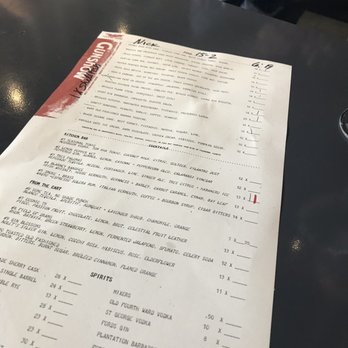 Gunshow - Rotating menu from the GunShow - New American Near Me - Atlanta, Georgia
