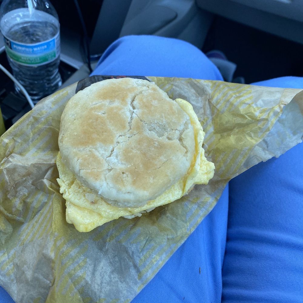 Sausage, egg, and cheese biscuit