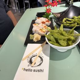 Edamame Tuna and Avocado Roll