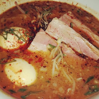 High Five Ramen - High Five Ramen with an extra seasoned egg - Ramen Near Me - Chicago, Illinois High Five Ramen - High Five Ramen with an extra seasoned egg - Ramen Near Me - Chicago, Illinois