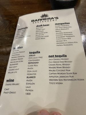 Menu photo 1 Barrera's Cleburne, TX Menu photo 1 Barrera's Cleburne, TX