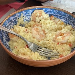 Shrimp risotto