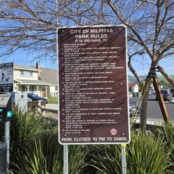 Creighton Park - Park rules