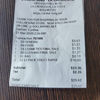 Dollar King - CAUTION - Dollar King, La Crescenta - $8 for Soft Touch 12 pk of 225 sheets per roll!!!  This is not how we assist our community's patrons. - Discount Store Near Me - La Crescenta, California