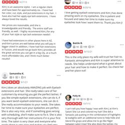 Glamor Us by Kim J - Reviews from guests at my previous location
