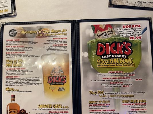 Menu photo 8 Dick's Last Resort - Pigeon Forge Pigeon Forge, TN Menu photo 8 Dick's Last Resort - Pigeon Forge Pigeon Forge, TN