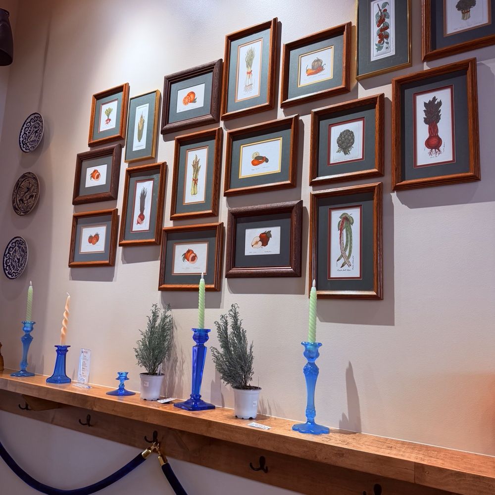 Borage - Loved this veggie gallery wall - Breakfast & Brunch Near Me - Indianapolis, Indiana