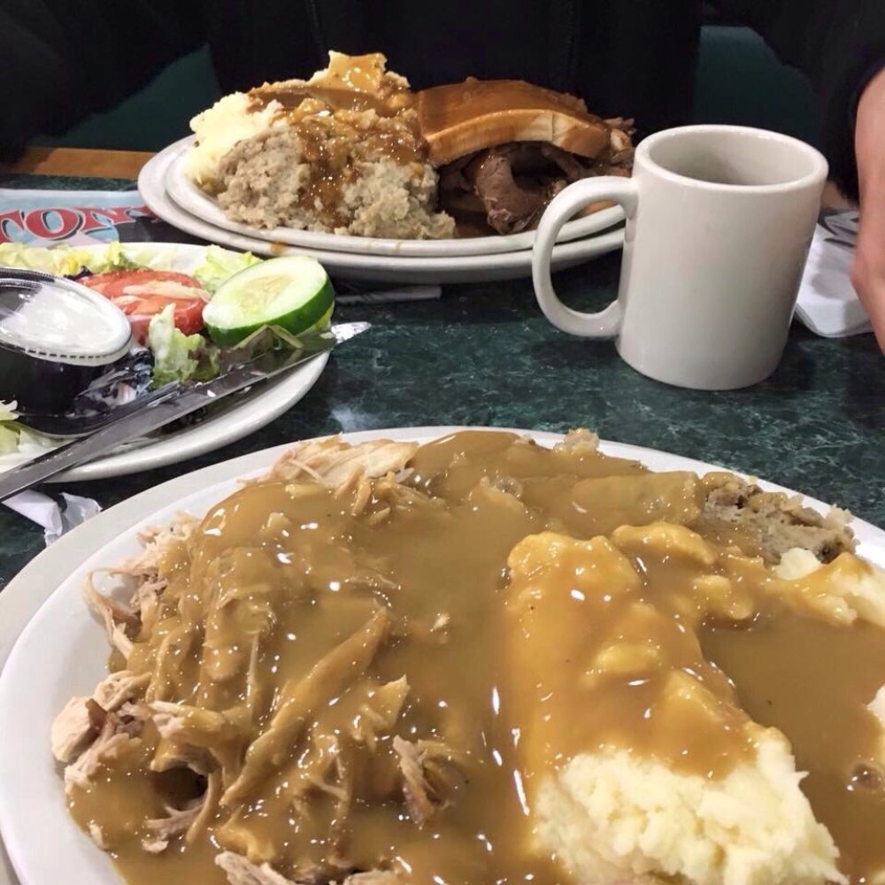 Tony's I-75 Restaurant - Hot turkey and a hot beef plate! Each would about feed a family! - Diners Near Me - Birch Run, Michigan Tony's I-75 Restaurant - Hot turkey and a hot beef plate! Each would about feed a family! - Diners Near Me - Birch Run, Michigan