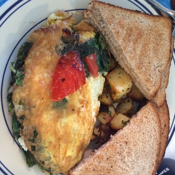 Fishin' Pier Grille - Feta, tomato and spinach omelette - Breakfast & Brunch Near Me - Avalon, New Jersey Fishin' Pier Grille - Feta, tomato and spinach omelette - Breakfast & Brunch Near Me - Avalon, New Jersey