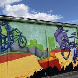 Franklinton Cycleworks - Outdoor mural
