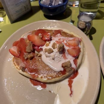 Snooze, an A.M. Eatery - Strawberry Shortcake Pancakes - Breakfast & Brunch Near Me - Tempe, Arizona