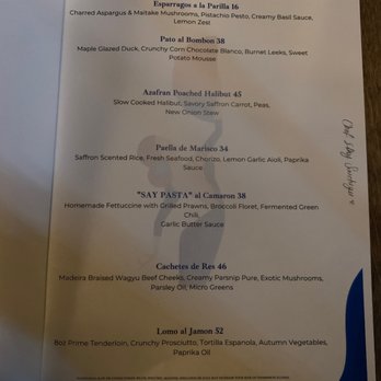 Sebastian Pintxos Bar - Entree Menu '22 - Tapas Bars Near Me - Atlanta, Georgia