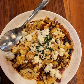Bravas Bar de Tapas - Roasted Cauliflower, Dates, Local Blue Cheese & Bacon - Spanish Near Me - Healdsburg, California