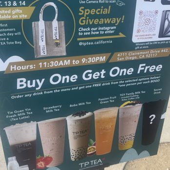 TP Tea - Bubble Tea Near Me - San Diego, California