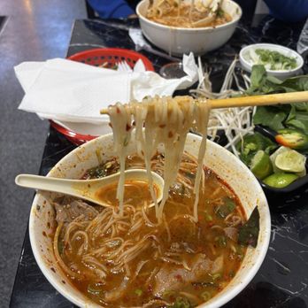 Little Saigon Express - Pho Ph Ti - Beef PH Spicy Broth - Noodles Near Me - Troy, Michigan