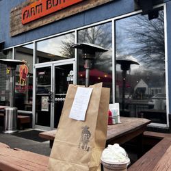 Farm Burger - Decatur - Birthday shake and burger to finish off a good day!
