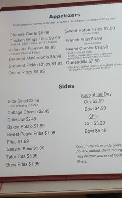Menu photo 5 Little Miami Caledonia, MN