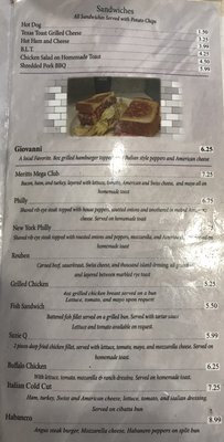 Menu photo 5 Fairview Diner West Union, WV