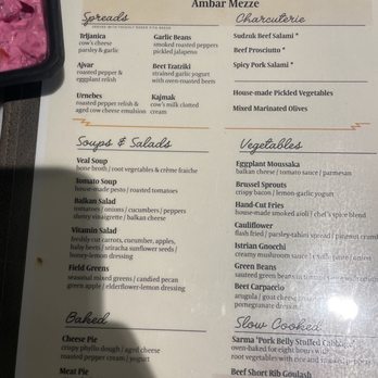 Ambar Shaw - Menu - Modern European Near Me - Washington, DC, District of Columbia