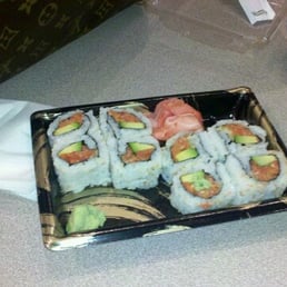 Salmon roll with avocado $6 Salmon roll with avocado $6