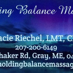 Holding Balance Healing