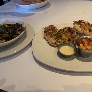 Bonefish Grill - Chicken and shrimp dinner side of Brussels - Seafood Near Me - North Canton, Ohio