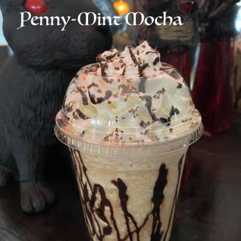 Hallowbeans Coffee House - a chocolate milkshake with whipped cream and sprinkles - Coffee & Tea Near Me - Ripley, West Virginia