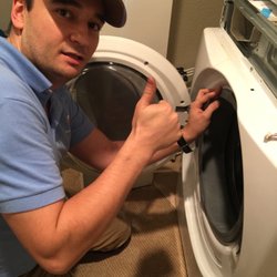Sam Appliances Repair - Frigidaire washer door boot replacement.