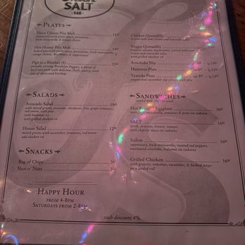 Fresh Salt - Menu December 2025 - Bars Near Me - New York, New York