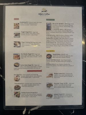 Menu photo 8 Adee's Coffee Roasters Baltimore, MD