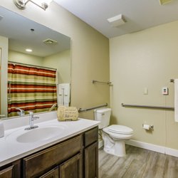 The Peaks, A Senior Living Community - One Bedroom Apartment Bathroom