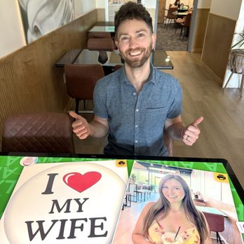 Amla Cafe - My husband had too much fun at the game table! You can also project pictures from your phone on it! (Photo by Deanna Troy Travels) - Desserts Near Me - Rocky Hill, Connecticut