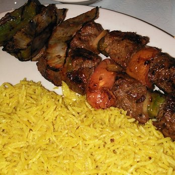 Kabob Station - Beef kabob with extra veggies - Mediterranean Near Me - Denver, Colorado