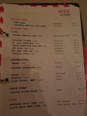 Menu photo 3 Lucy Liu Kitchen and Bar Melbourne, VIC