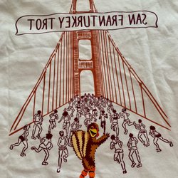 San Francisco Turkey Trot - 2022 design is two sided and looks great this year! The Organizer did a fantastic job! Thank you! See you next year! Gobble gobble!