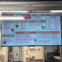 Sweete Shoppe - Menu 2024