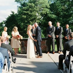 Glen Echo Country Club - Gorgeous ceremony on the veranda.