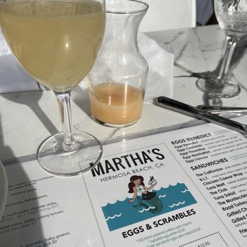 Martha's - Mimosa with grapefruit juice - American Near Me - Hermosa Beach, California Martha's - Mimosa with grapefruit juice - American Near Me - Hermosa Beach, California