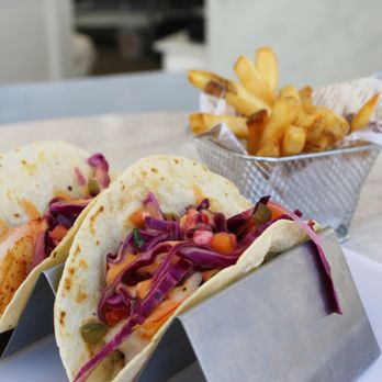 The Dock - Charred Local Shrimp Tacos
mango maryland slaw, pickled red onion, boom boom sauce, flour tortilla - Seafood Near Me - Chesapeake Beach, Maryland The Dock - Charred Local Shrimp Tacos
mango maryland slaw, pickled red onion, boom boom sauce, flour tortilla - Seafood Near Me - Chesapeake Beach, Maryland