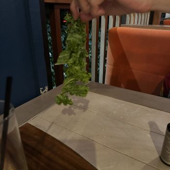 Monkeypod Kitchen - Rough chop kale is too harsh - Hawaiian Near Me - Kapolei, Hawaii