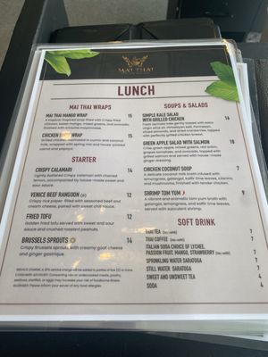 Menu photo 3 Mai Thai Kitchen and Bar Atlanta, GA Menu photo 3 Mai Thai Kitchen and Bar Atlanta, GA