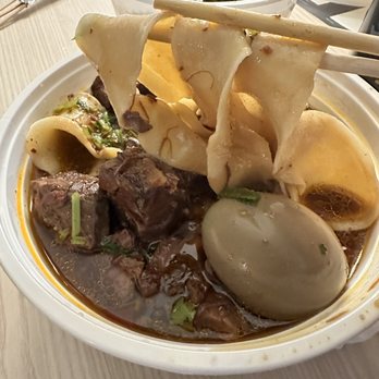 Mogouyan Hand-Pulled Noodles - Braised Beef Noodle Soup with Wide Noodles - Noodles Near Me - Toronto, Ontario