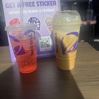Taco Bell - Live Más Café - I ordered the Cinnabon Caramel Iced Coffee and the Tropical Punch Rockstar Energy Refresca - Regular. - Fast Food Near Me - Chula Vista, California Taco Bell - Live Más Café - I ordered the Cinnabon Caramel Iced Coffee and the Tropical Punch Rockstar Energy Refresca - Regular. - Fast Food Near Me - Chula Vista, California