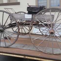 Nez Perce County Historical Society & Museum - Wooden Carriage Outside Museum Museum