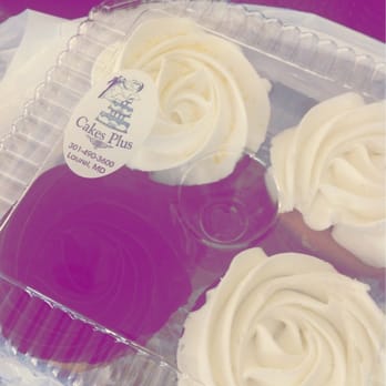 Cakes Plus - Vanilla w/ buttercream frosting, chocolate w/ chocolate frosting, Spice cupcake w/ vanilla, vanilla w/ vanilla frosting. - Bakeries Near Me - Laurel, Maryland