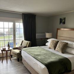 Inn at Mystic - Bedroom facing balcony