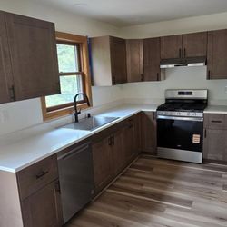 A&D Remodeling - Complete kitchen remodel including new cabinets, countertops, and appliances.