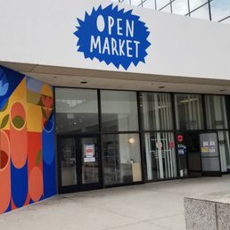Exterior outside entrance of Open Market - Los Angeles, California Exterior outside entrance of Open Market - Los Angeles, California