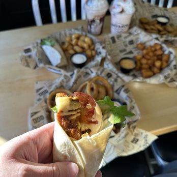 Wayback Burgers - ZESTY CHIPOTLE CHICKEN WRAP - Burgers Near Me - Waterbury, Connecticut Wayback Burgers - ZESTY CHIPOTLE CHICKEN WRAP - Burgers Near Me - Waterbury, Connecticut